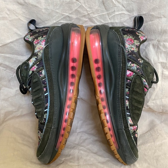 Nike Air Max 98 Floral Sequoia Women’s 9 - Picture 3 of 11